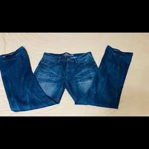 Men’s Helix relaxed boot cut jeans 36x34